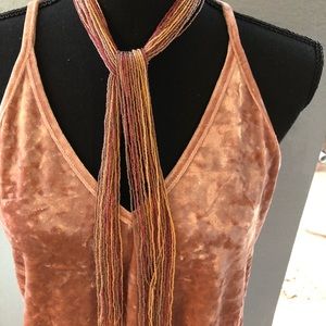 Authentic Murano glass bead wrap necklace